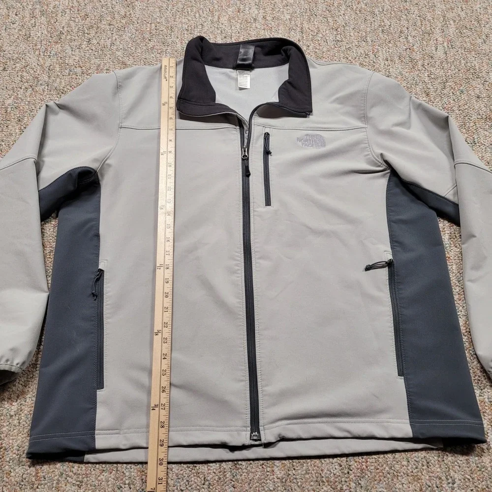 The North Face Jacket Men 2XL Grey Apex Bionic Softshell Outdoors Hiking Camping